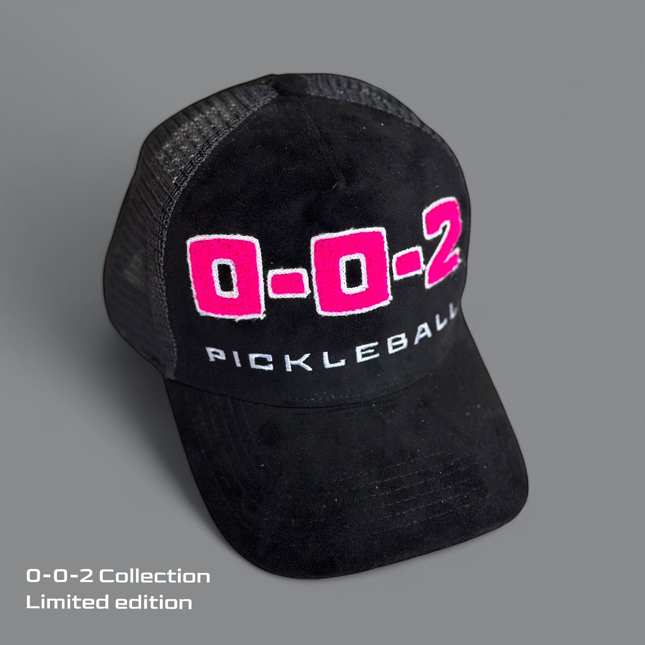 "0-0-2" COLLECTION HAT (0-0-START), EMBROIDERY CHENILLE LETTERS