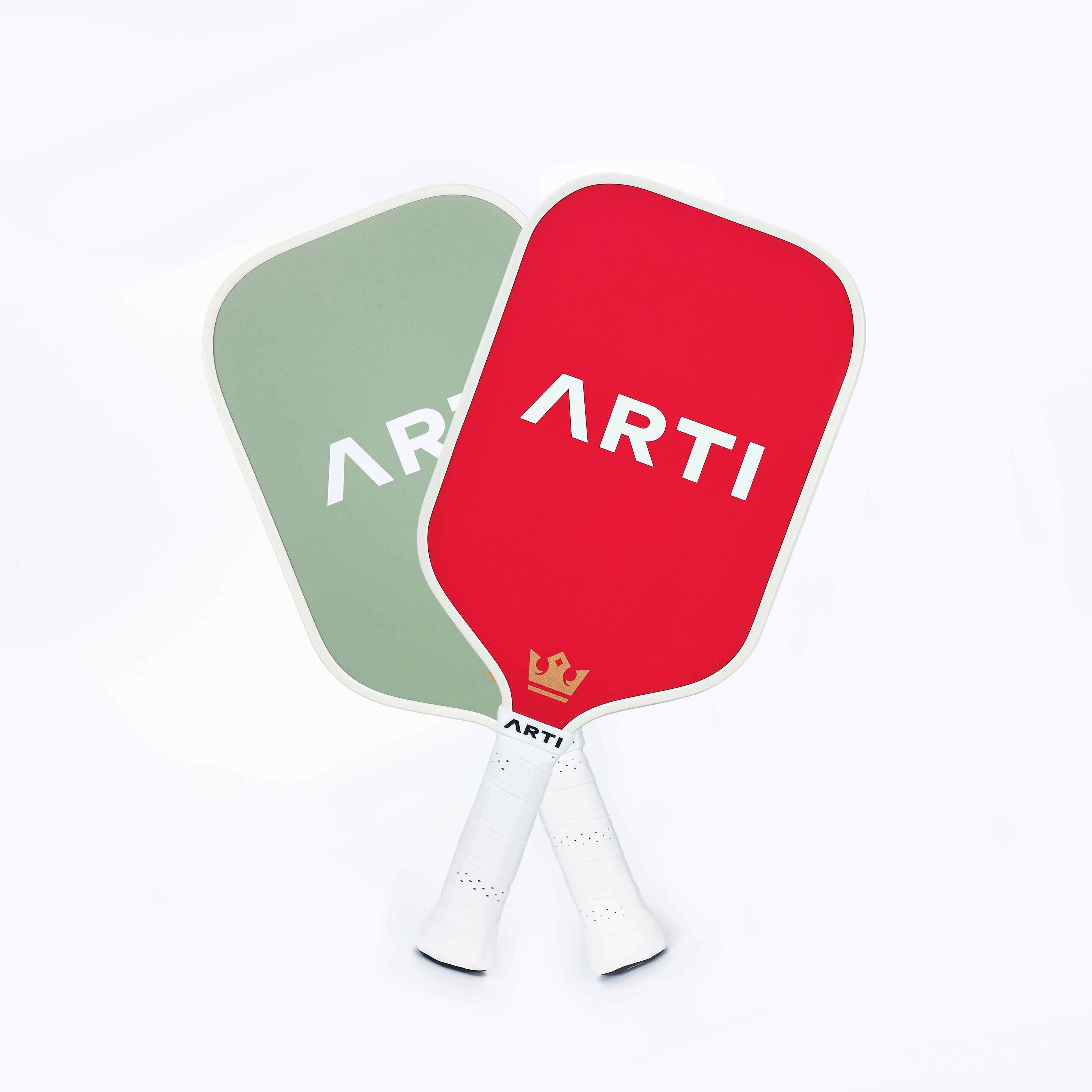 ARTI Pickleball | Fiberglass "Christmas Edition" Paddle Set - USAPA Approved, 2 Paddles, 4 Balls & Carry Bag