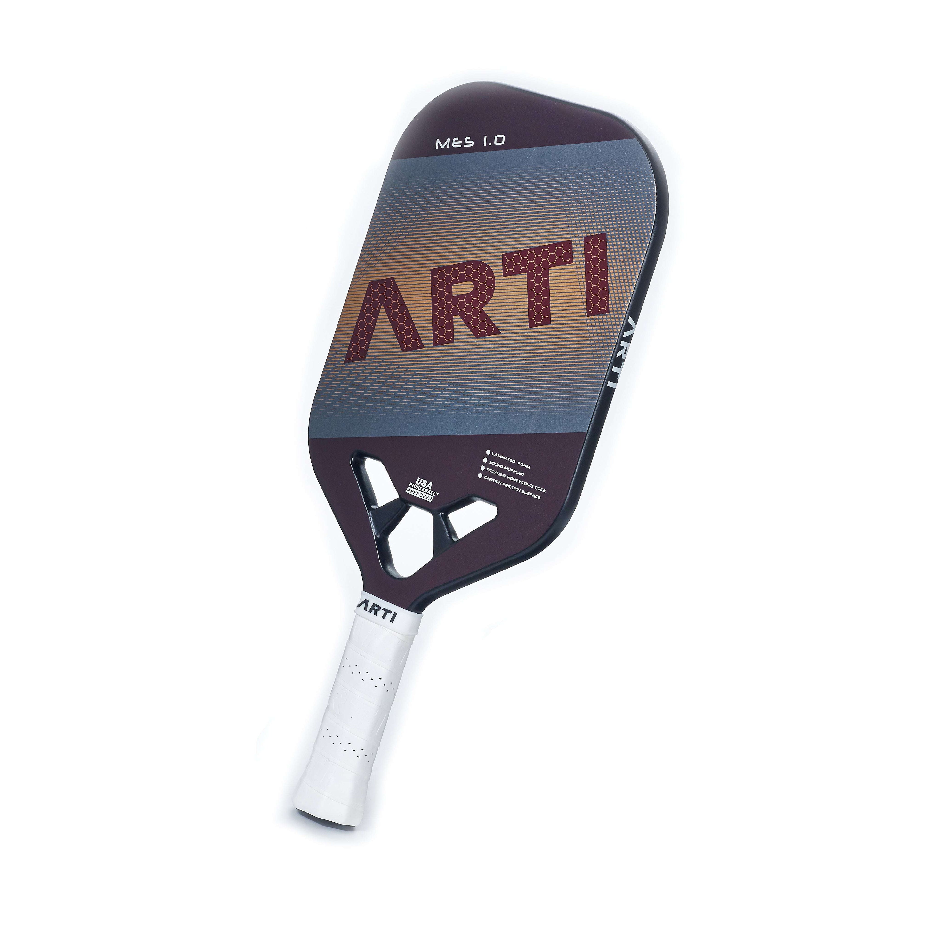 ARTI Pickleball | 14mm T700 Carbon Fiber "MASTERY ELITE 1.0" Paddle - USAPA Approved, Raw Spin Surface