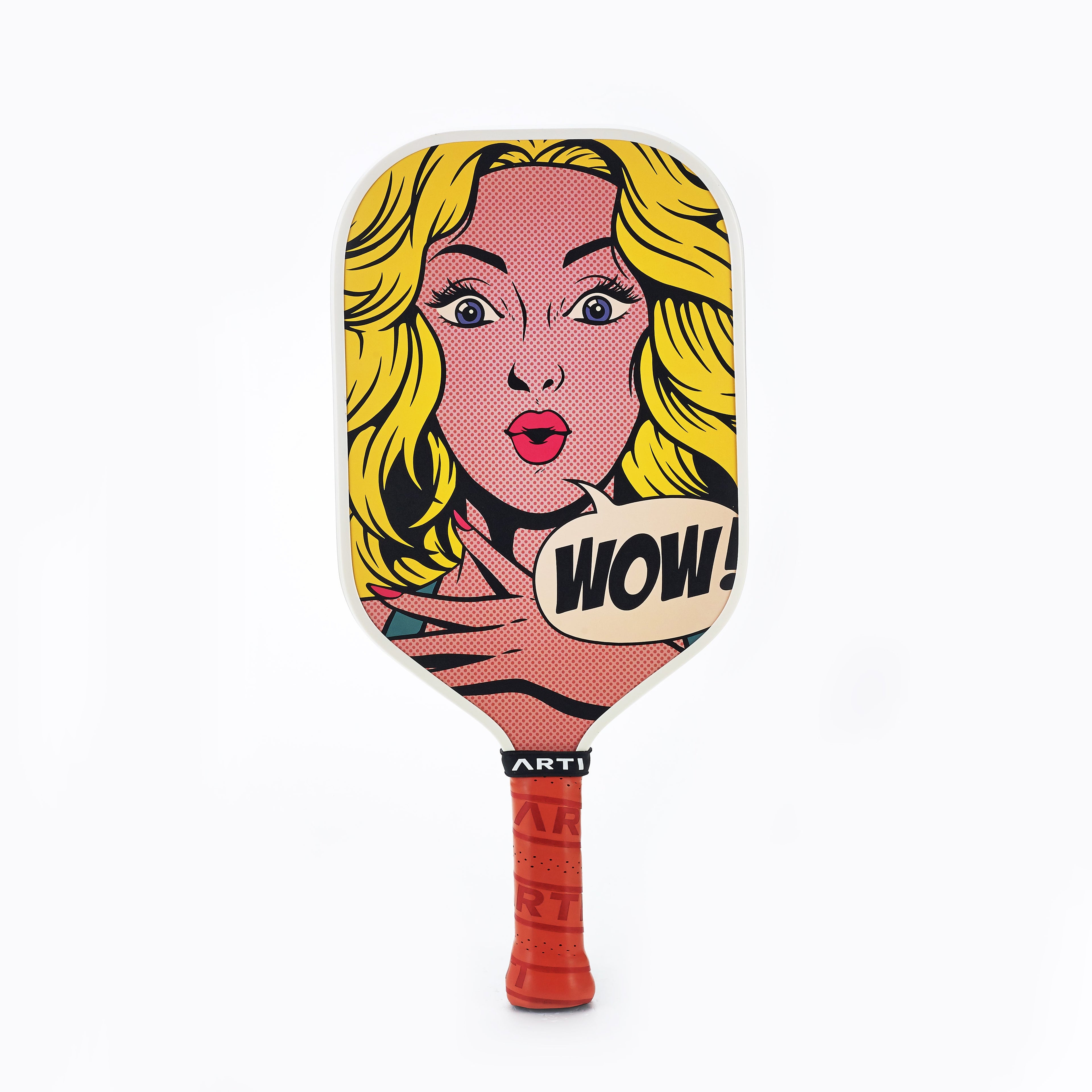 ARTI 16mm Carbon Fiber Kristen&Kristy "WOW" Pickleball Paddle