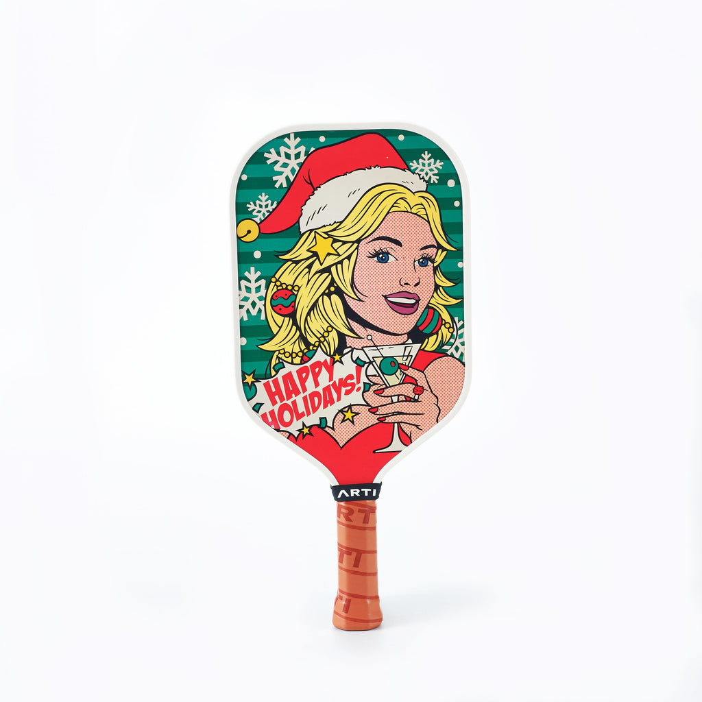 ARTI 16mm Carbon Fiber Kristen&Kristy "Happy Holidays" Paddle