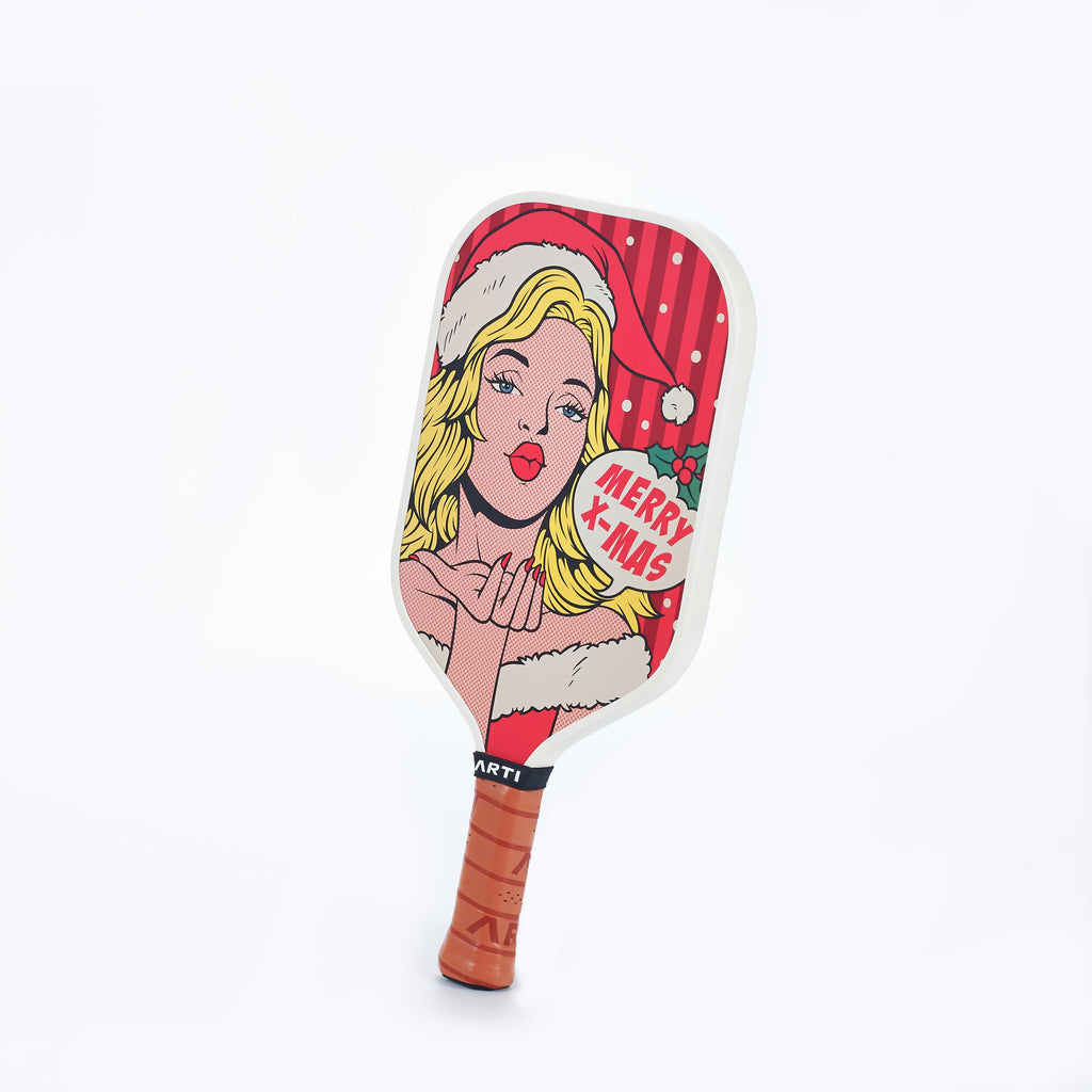 ARTI 16mm Carbon Fiber Kristen&Kristy "X-MAS" Pickleball Paddle
