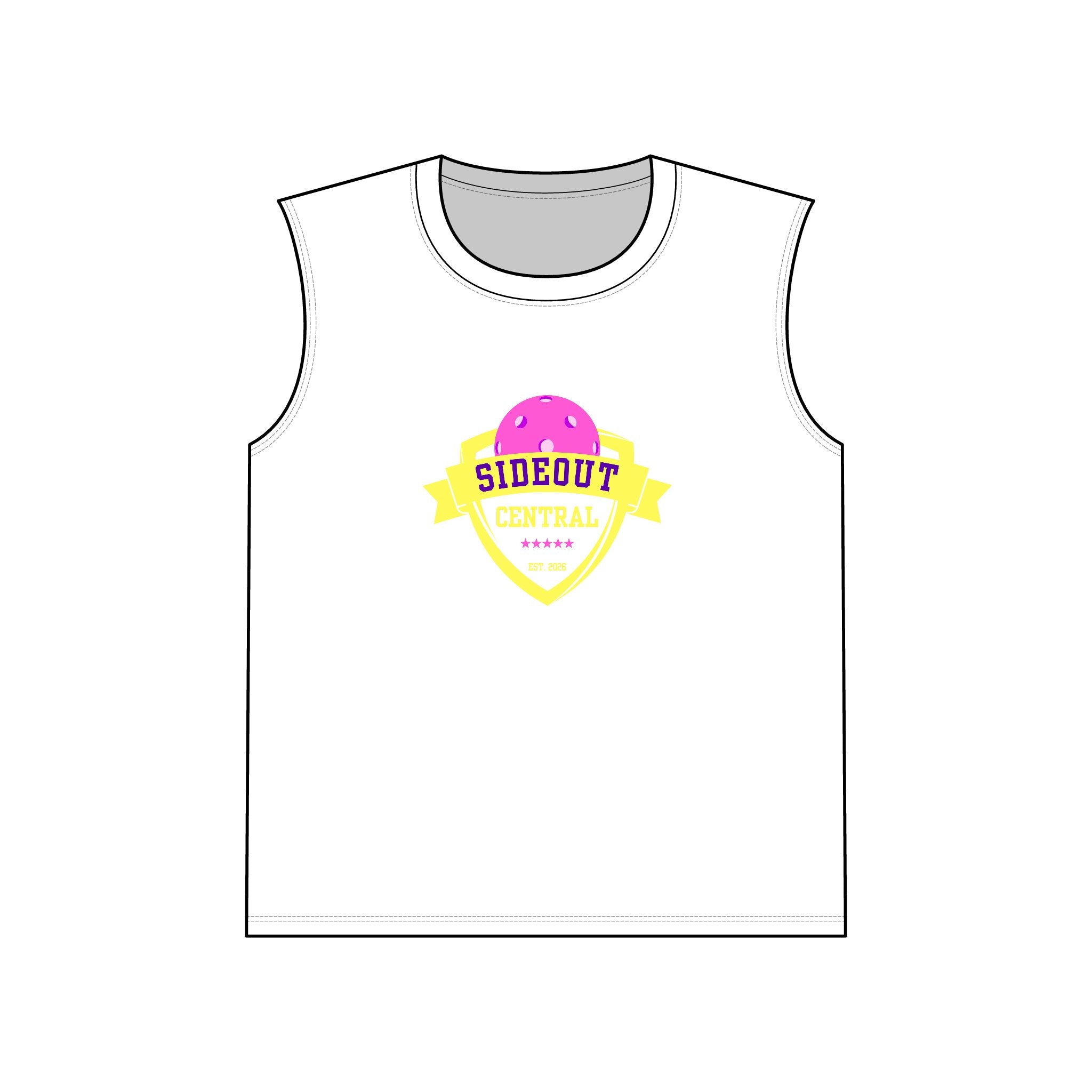SIDE OUT CENTRAL MUSCLE TANK