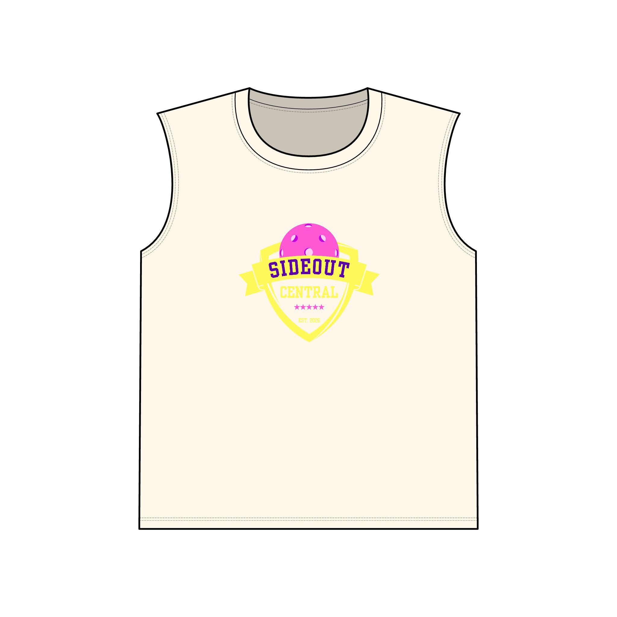 SIDE OUT CENTRAL MUSCLE TANK