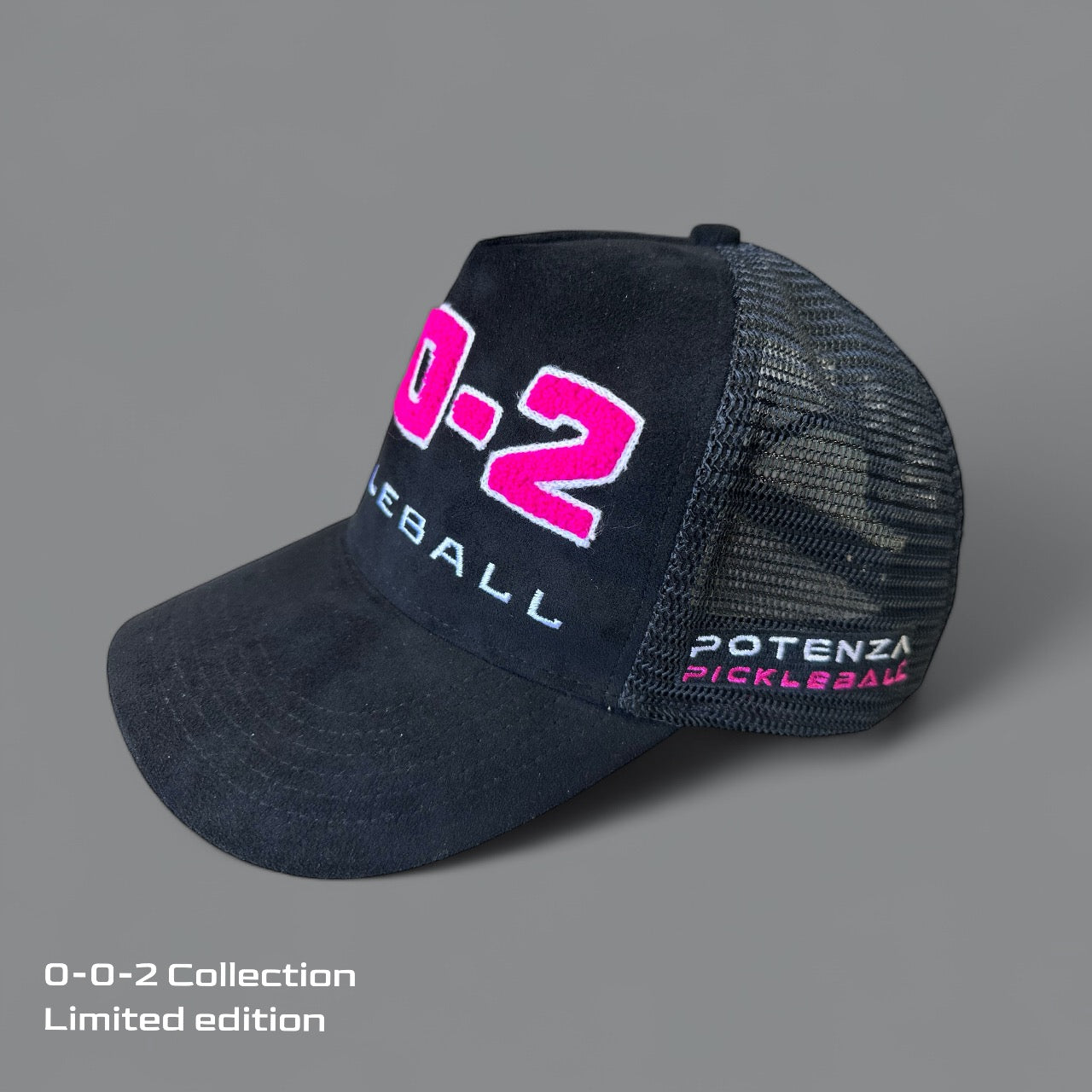 "0-0-2" COLLECTION HAT (0-0-START), EMBROIDERY CHENILLE LETTERS
