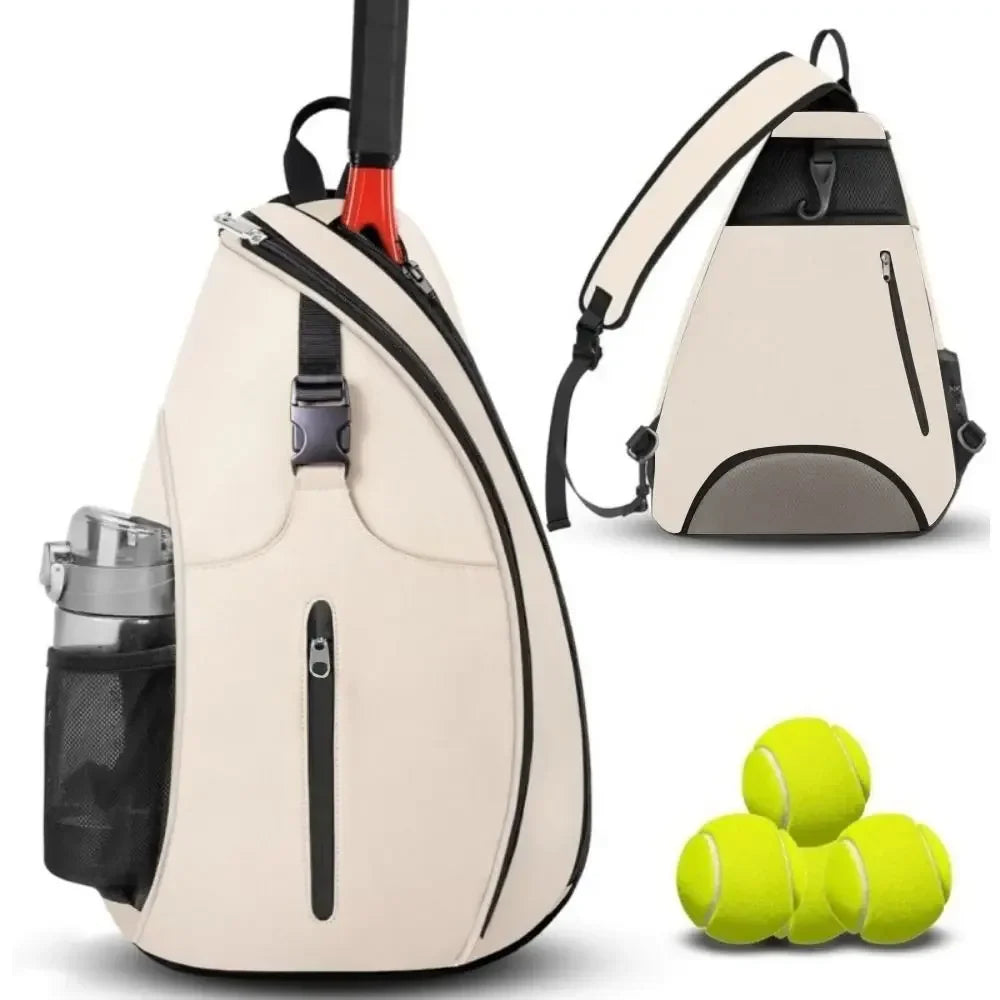 ZIPPER CLOSURE PICKLEBALL RACKETS BACKPACK LARGE CAPACITY