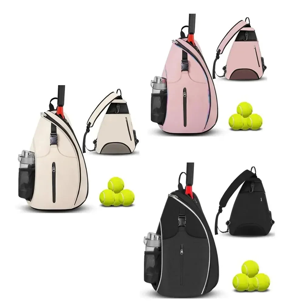 ZIPPER CLOSURE PICKLEBALL RACKETS BACKPACK LARGE CAPACITY