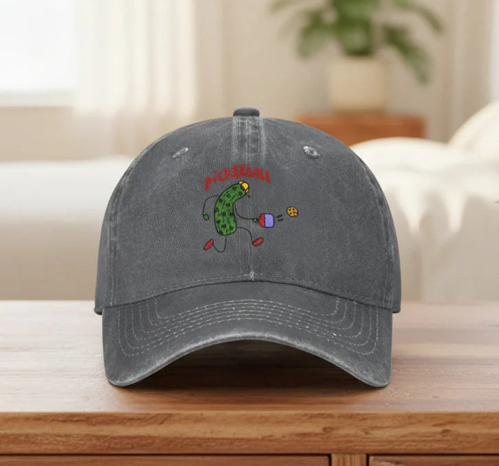 Adjustable Funny Pickleball Baseball Cap