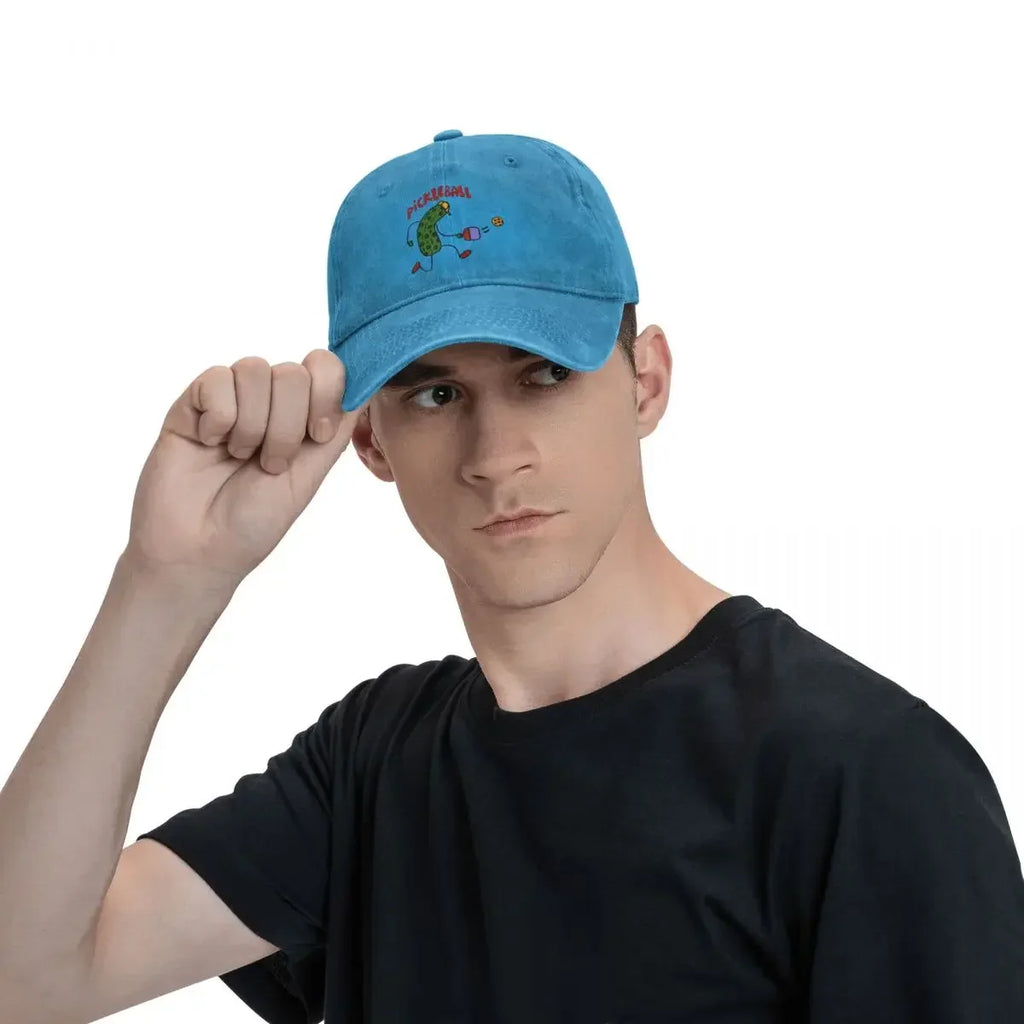Adjustable Funny Pickleball Baseball Cap