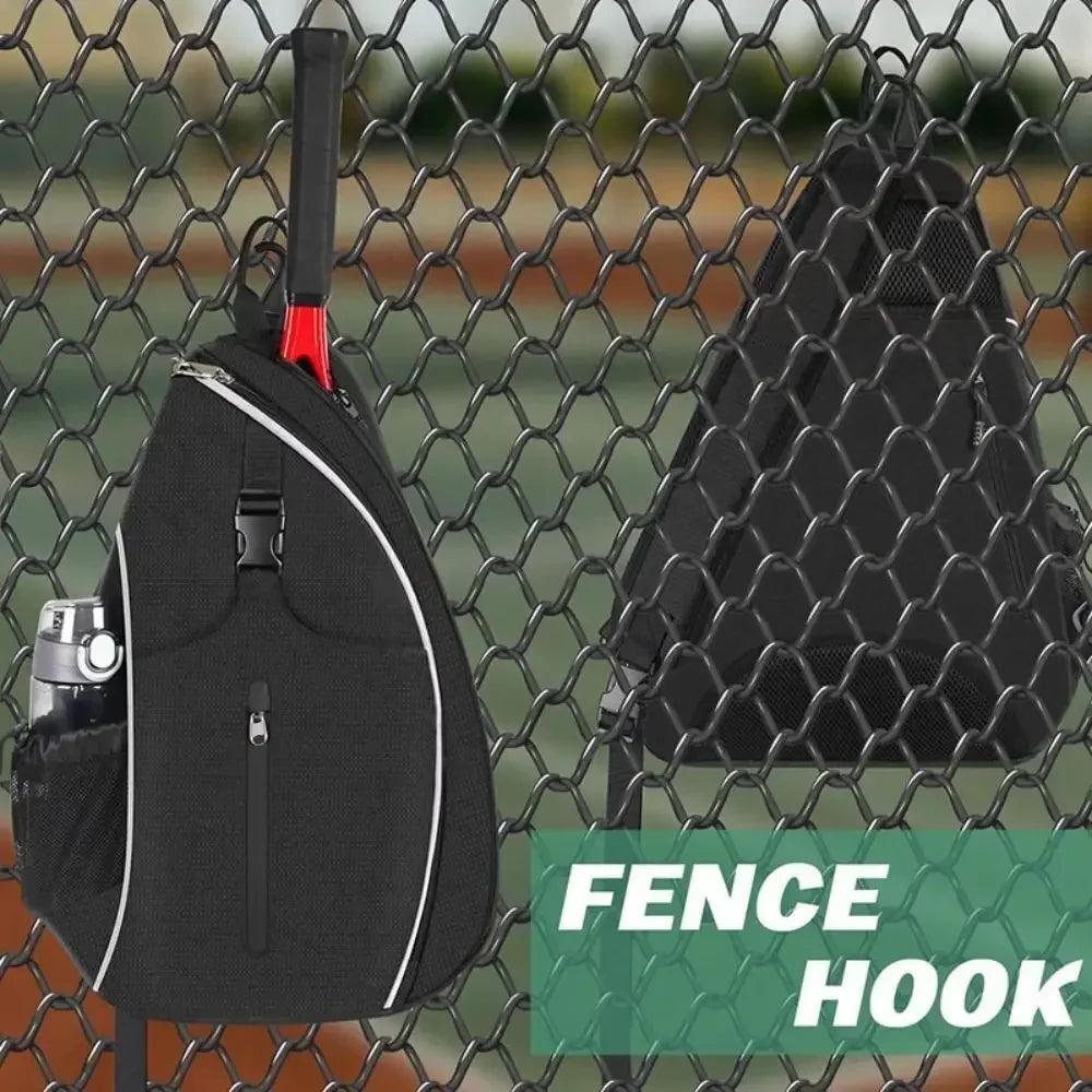 ZIPPER CLOSURE PICKLEBALL RACKETS BACKPACK LARGE CAPACITY