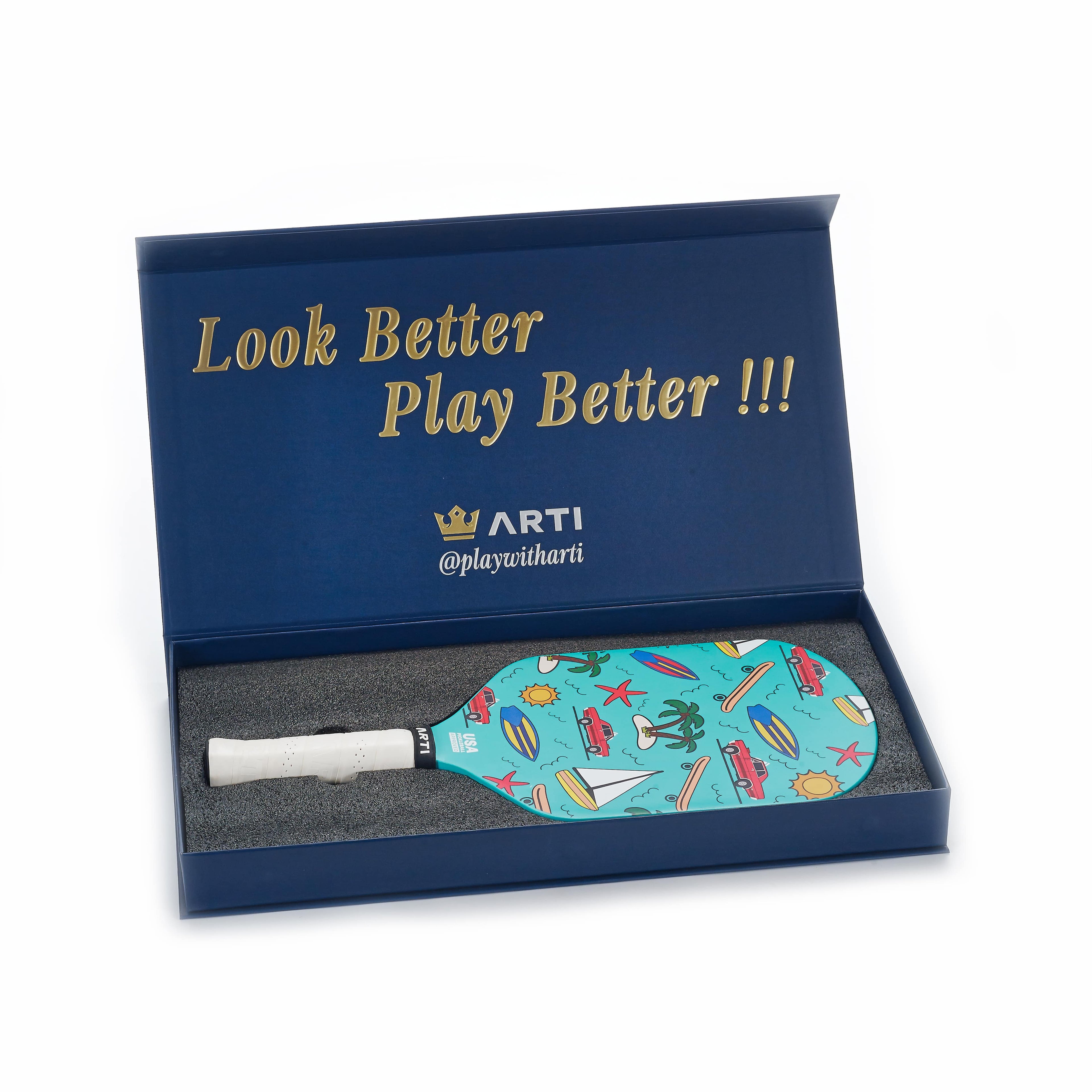 ARTI Pickleball | 16mm T700 Carbon Fiber "CALIFORNIA" Paddle - USAPA Approved