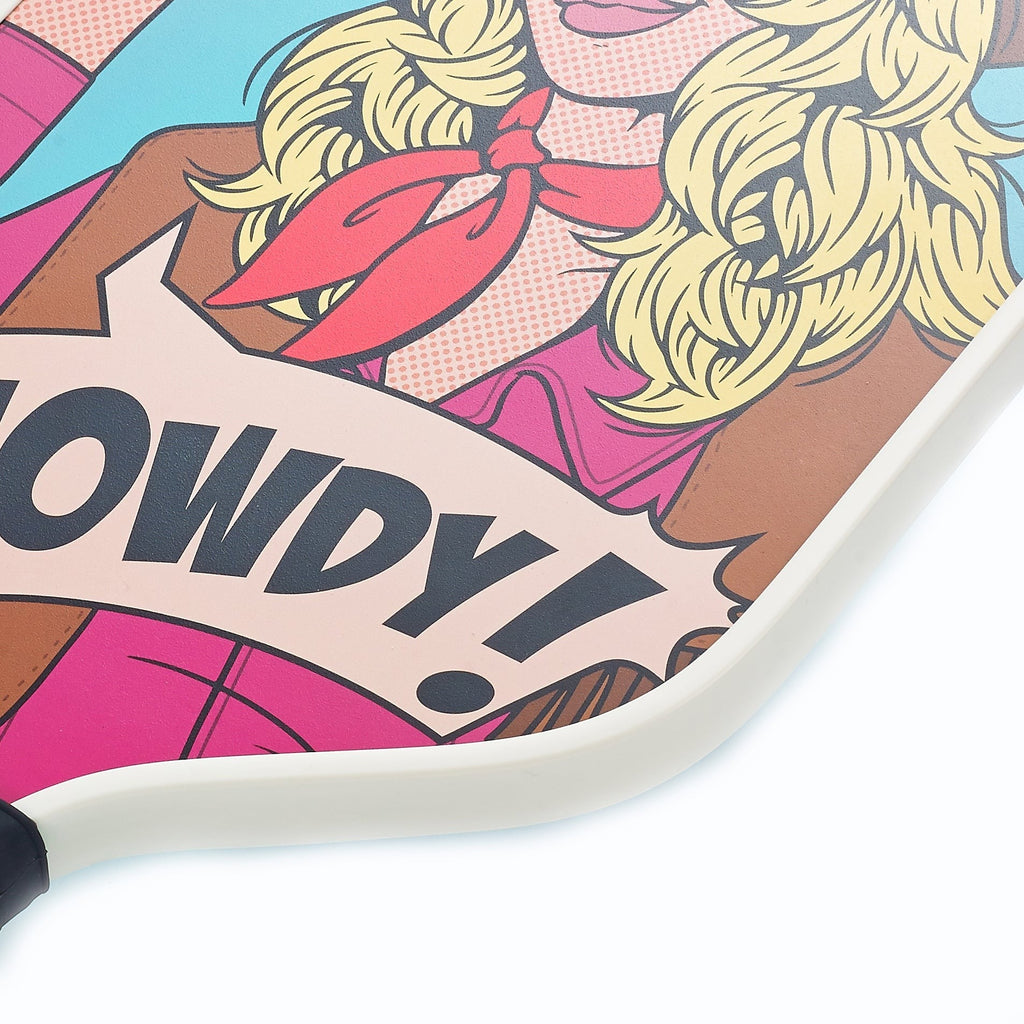 ARTI 16mm Carbon Fiber Kristen & Kristy "HOWDY" Pickleball Paddle