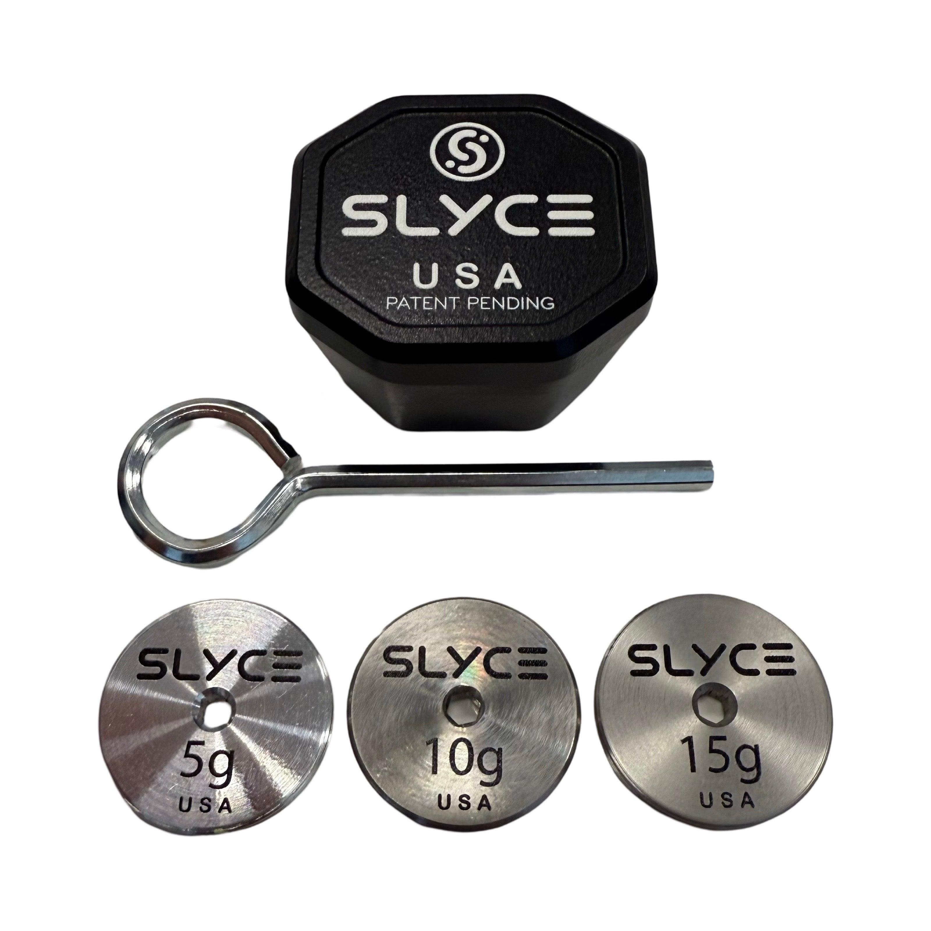 SLYCE ADJUSTABLE WEIGHTED SPEEDCAP (26G-41G) PADDLE PERFORMANCE ENHANCER**