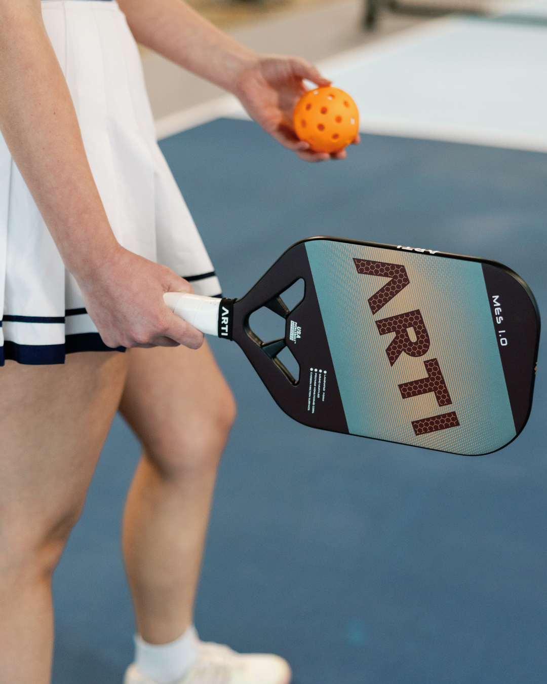 ARTI Pickleball | 14mm T700 Carbon Fiber "MASTERY ELITE 1.0" Paddle - USAPA Approved, Raw Spin Surface